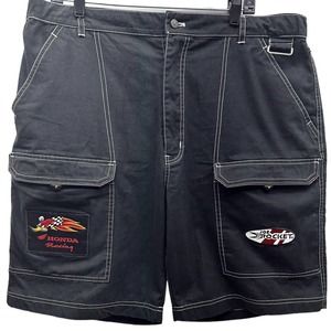 Men's Bermuda Cargo Working suomy Honda Shorts Pockets Side Size 2X‎